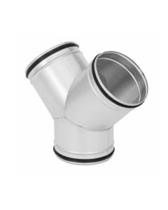Ilmanvaihtokanavan haaraosa Y-45° D125/125