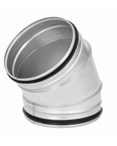 125mm Ilmanvaihtokanavan käyrä 45°
